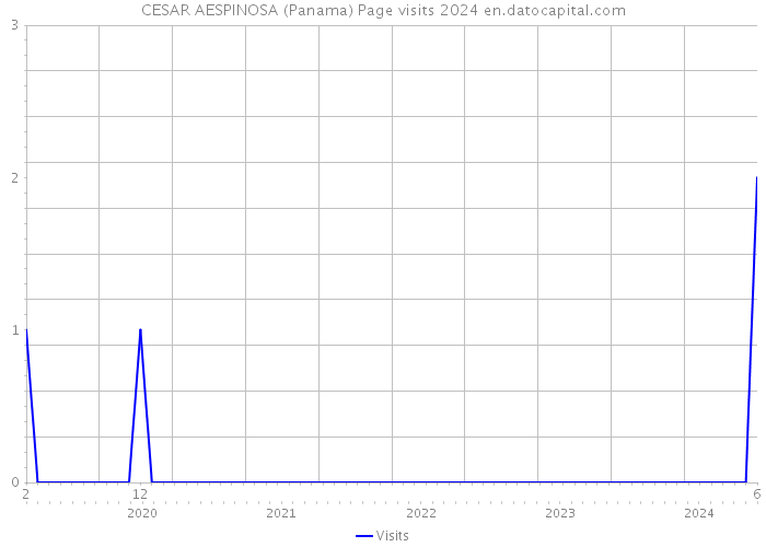 CESAR AESPINOSA (Panama) Page visits 2024 