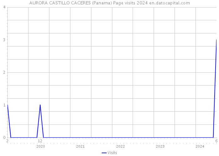 AURORA CASTILLO CACERES (Panama) Page visits 2024 