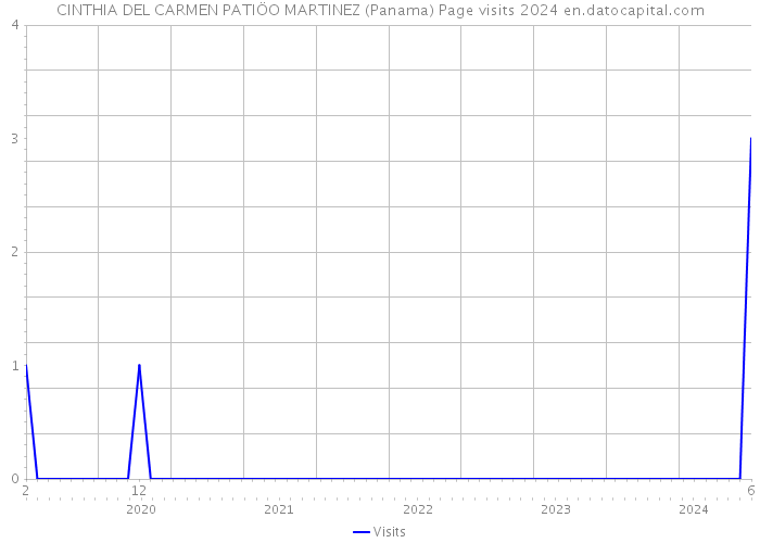 CINTHIA DEL CARMEN PATIÖO MARTINEZ (Panama) Page visits 2024 