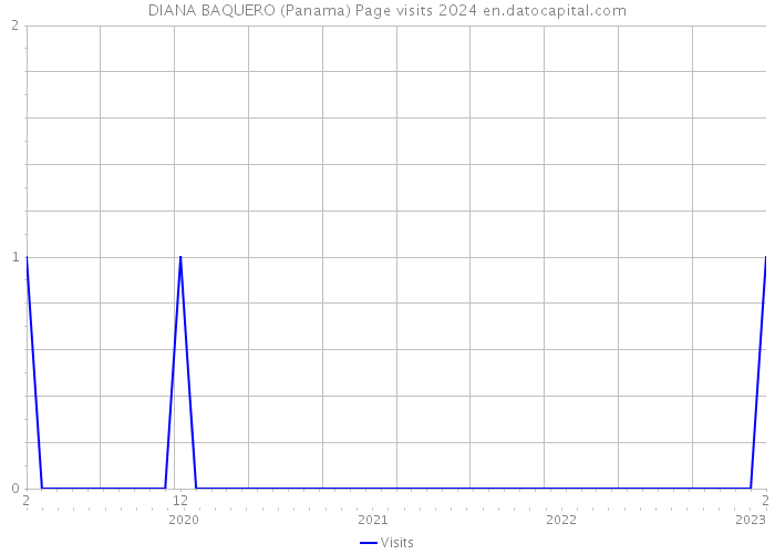 DIANA BAQUERO (Panama) Page visits 2024 