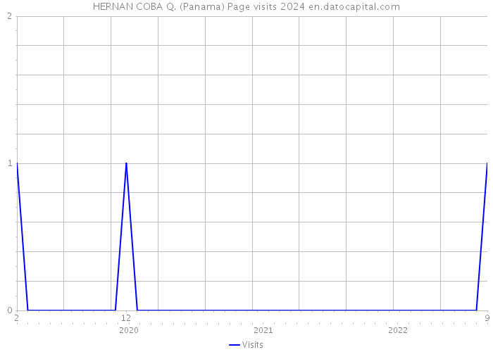 HERNAN COBA Q. (Panama) Page visits 2024 