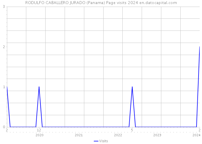 RODULFO CABALLERO JURADO (Panama) Page visits 2024 
