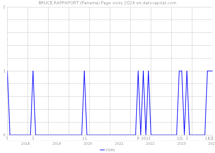 BRUCE RAPPAPORT (Panama) Page visits 2024 