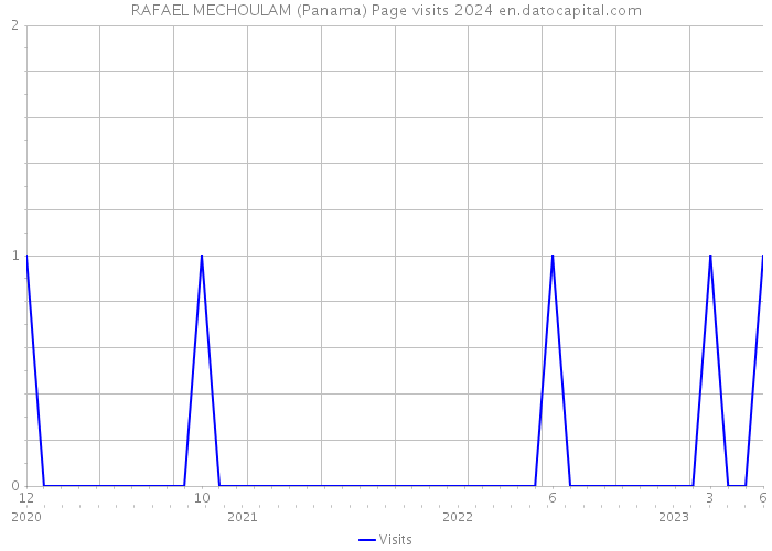 RAFAEL MECHOULAM (Panama) Page visits 2024 