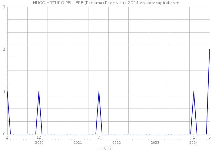 HUGO ARTURO PELLIERE (Panama) Page visits 2024 