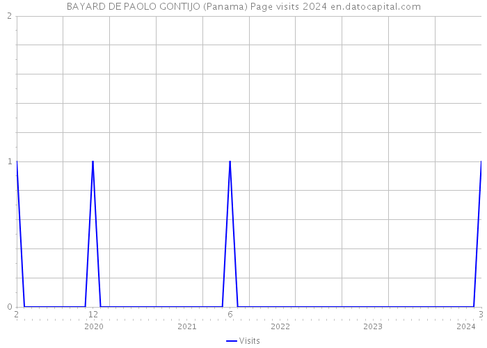 BAYARD DE PAOLO GONTIJO (Panama) Page visits 2024 