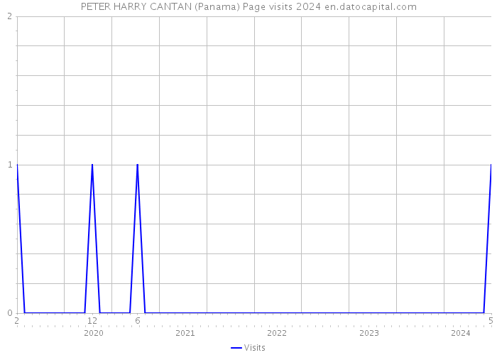 PETER HARRY CANTAN (Panama) Page visits 2024 