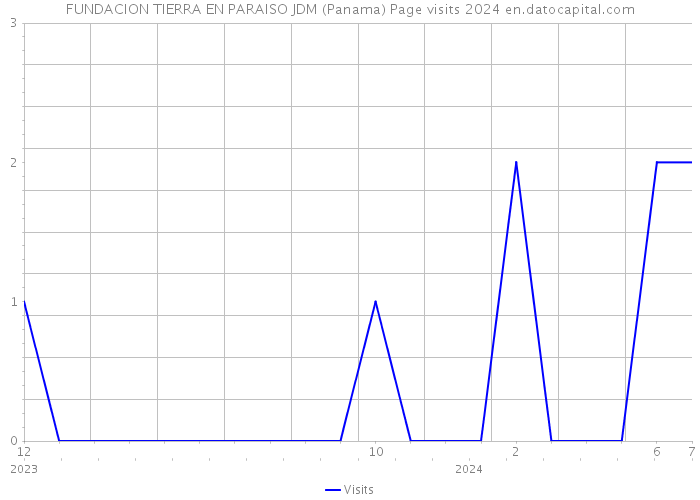 FUNDACION TIERRA EN PARAISO JDM (Panama) Page visits 2024 