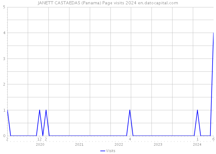 JANETT CASTAEDAS (Panama) Page visits 2024 