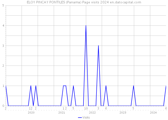 ELOY PINCAY PONTILES (Panama) Page visits 2024 