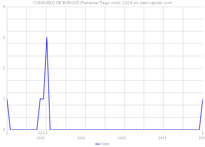 CONSUELO DE BURGOS (Panama) Page visits 2024 