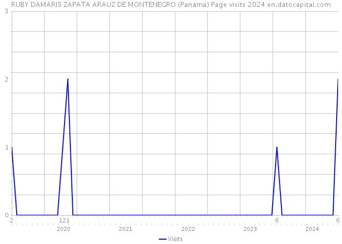 RUBY DAMARIS ZAPATA ARAUZ DE MONTENEGRO (Panama) Page visits 2024 