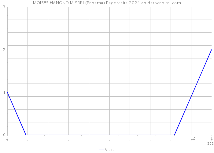 MOISES HANONO MISRRI (Panama) Page visits 2024 