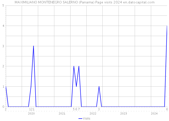 MAXIMILIANO MONTENEGRO SALERNO (Panama) Page visits 2024 