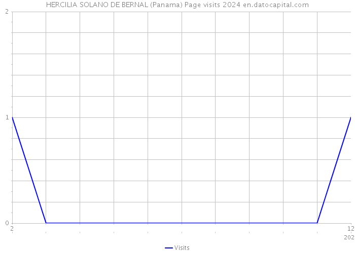 HERCILIA SOLANO DE BERNAL (Panama) Page visits 2024 
