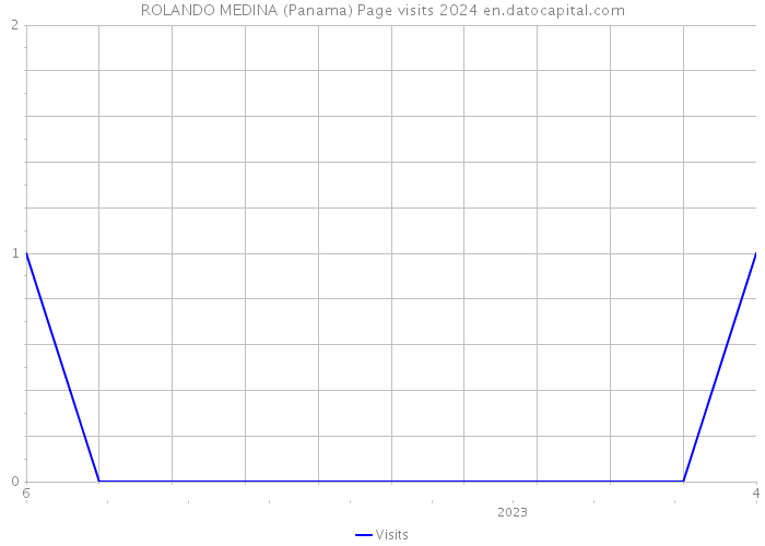 ROLANDO MEDINA (Panama) Page visits 2024 