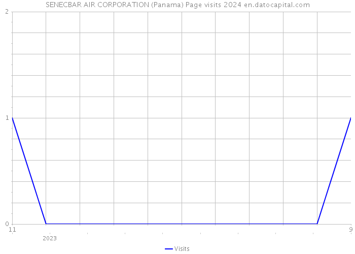 SENECBAR AIR CORPORATION (Panama) Page visits 2024 