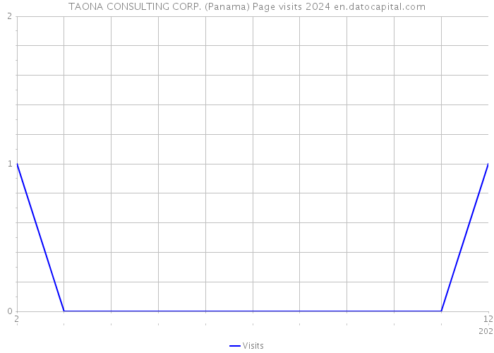TAONA CONSULTING CORP. (Panama) Page visits 2024 