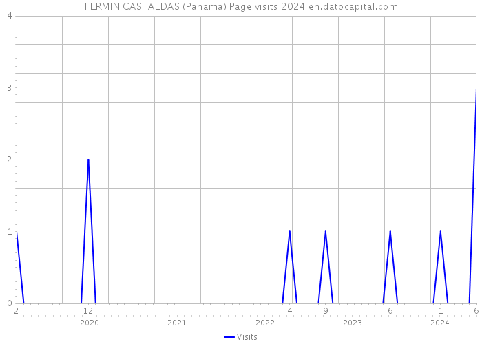 FERMIN CASTAEDAS (Panama) Page visits 2024 