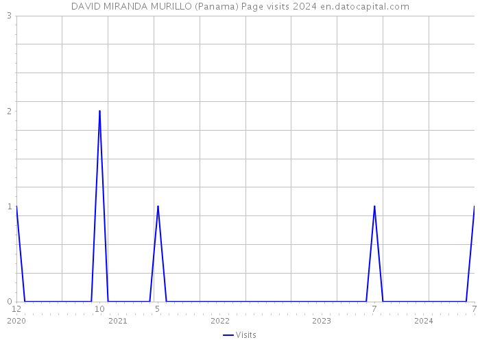 DAVID MIRANDA MURILLO (Panama) Page visits 2024 