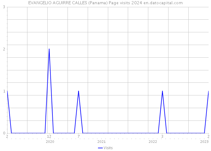 EVANGELIO AGUIRRE CALLES (Panama) Page visits 2024 