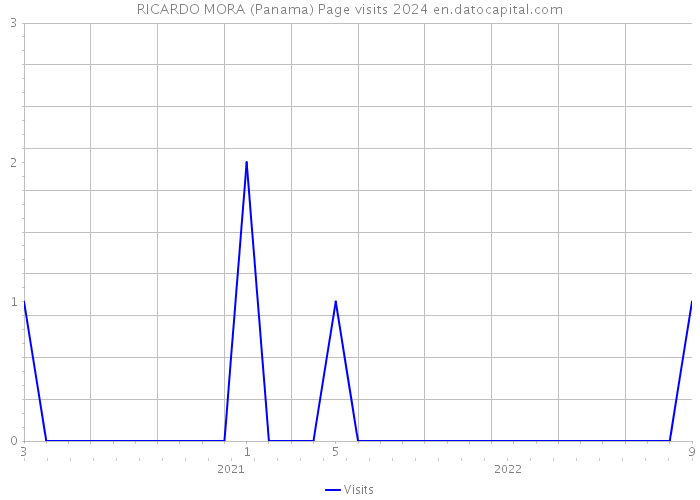 RICARDO MORA (Panama) Page visits 2024 