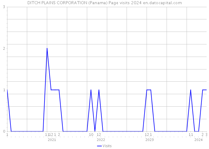 DITCH PLAINS CORPORATION (Panama) Page visits 2024 