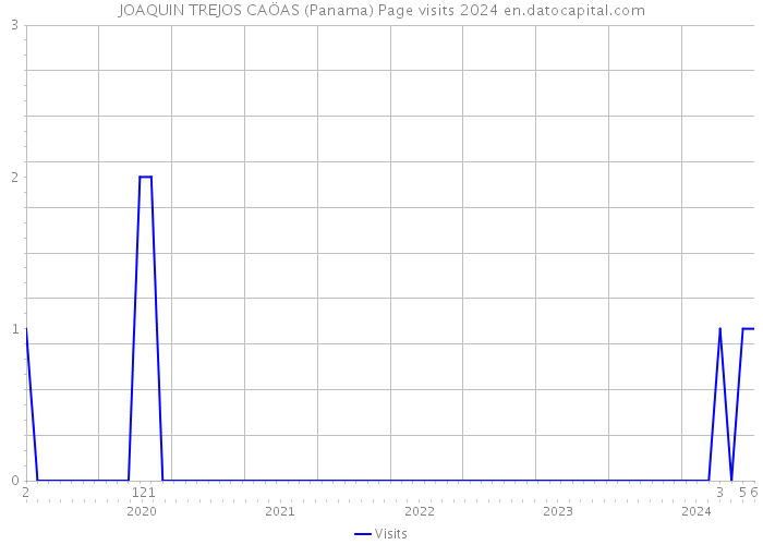 JOAQUIN TREJOS CAÖAS (Panama) Page visits 2024 