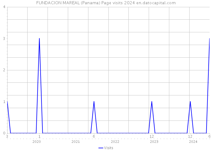 FUNDACION MAREAL (Panama) Page visits 2024 