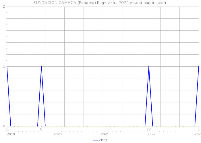 FUNDACION CAMACA (Panama) Page visits 2024 