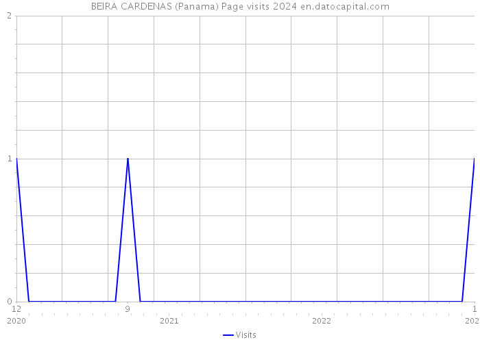 BEIRA CARDENAS (Panama) Page visits 2024 