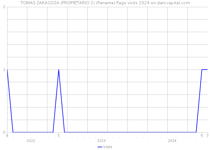 TOMAS ZARAGOZA (PROPIETARIO 2) (Panama) Page visits 2024 
