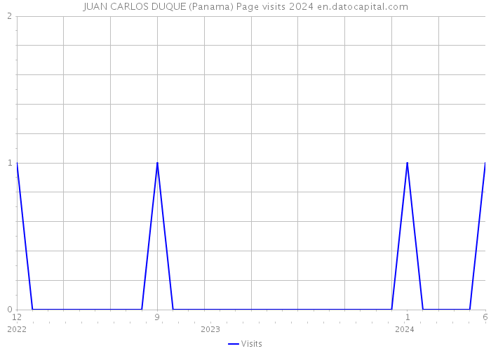 JUAN CARLOS DUQUE (Panama) Page visits 2024 