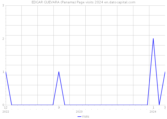 EDGAR GUEVARA (Panama) Page visits 2024 