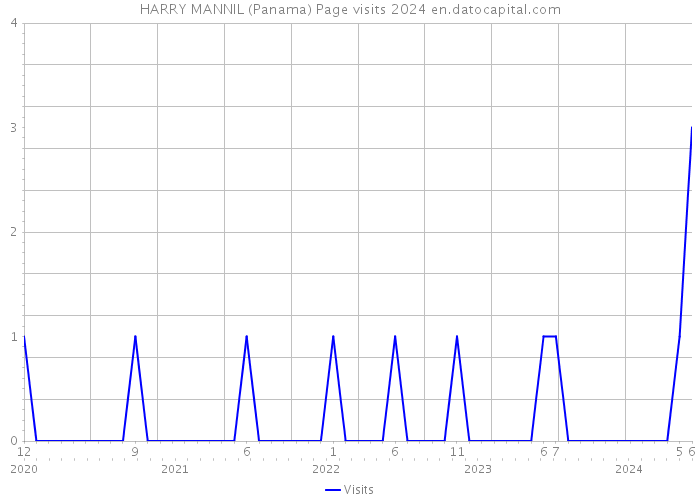 HARRY MANNIL (Panama) Page visits 2024 