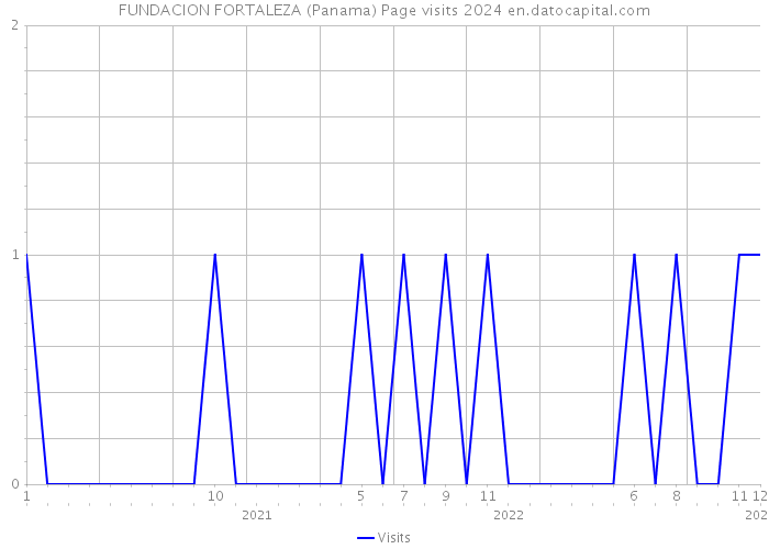 FUNDACION FORTALEZA (Panama) Page visits 2024 