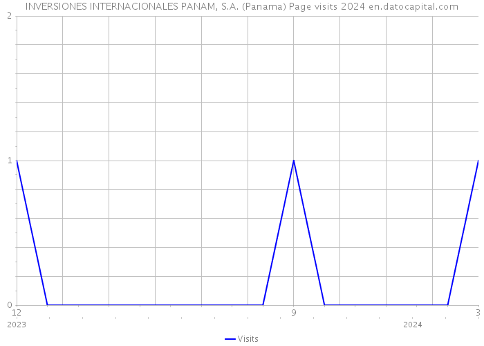 INVERSIONES INTERNACIONALES PANAM, S.A. (Panama) Page visits 2024 
