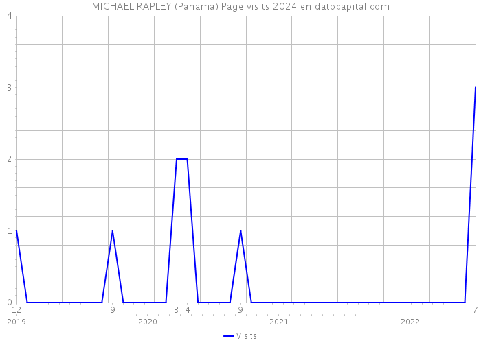 MICHAEL RAPLEY (Panama) Page visits 2024 