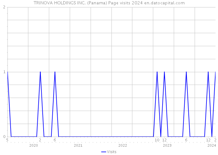 TRINOVA HOLDINGS INC. (Panama) Page visits 2024 