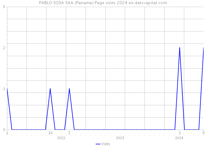 PABLO SOSA SAA (Panama) Page visits 2024 