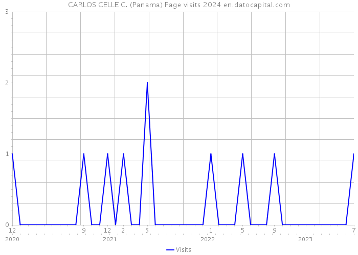 CARLOS CELLE C. (Panama) Page visits 2024 