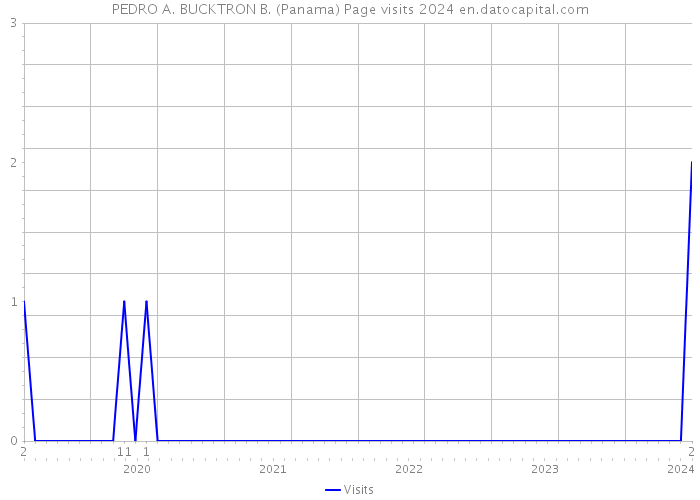 PEDRO A. BUCKTRON B. (Panama) Page visits 2024 
