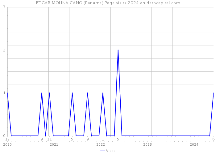 EDGAR MOLINA CANO (Panama) Page visits 2024 