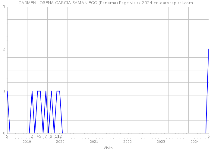 CARMEN LORENA GARCIA SAMANIEGO (Panama) Page visits 2024 