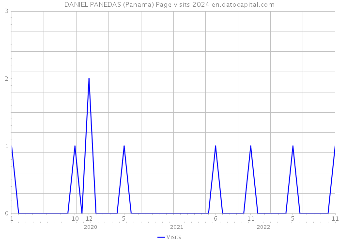 DANIEL PANEDAS (Panama) Page visits 2024 