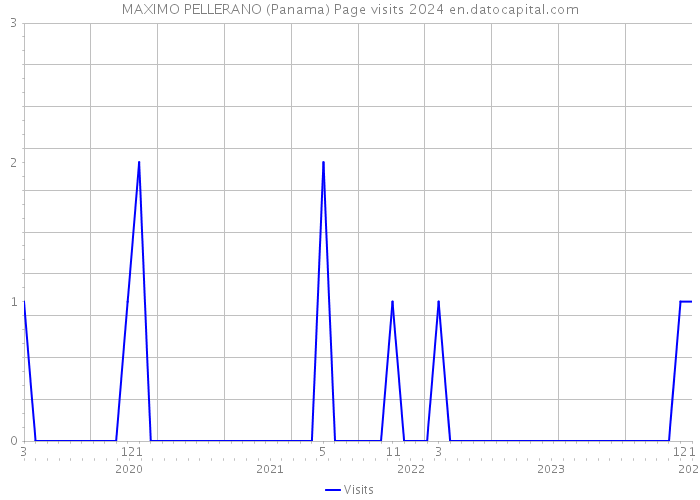 MAXIMO PELLERANO (Panama) Page visits 2024 