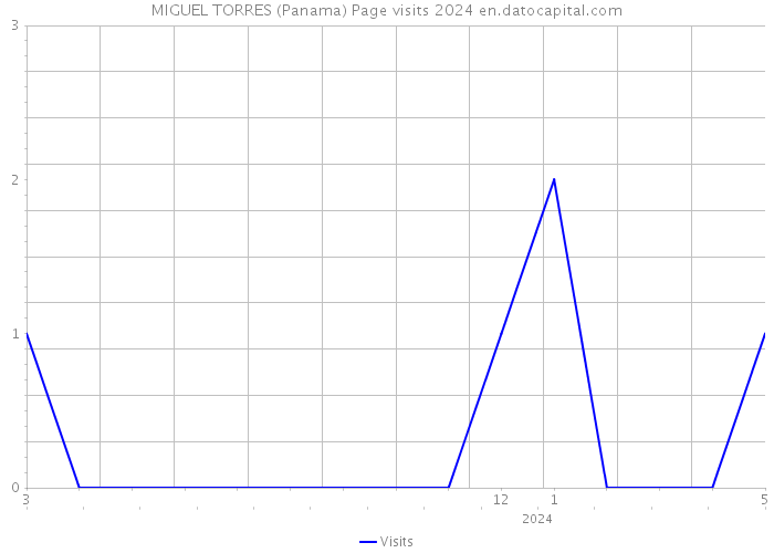MIGUEL TORRES (Panama) Page visits 2024 