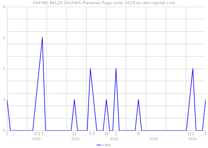 RAFAEL BALZA SALINAS (Panama) Page visits 2024 