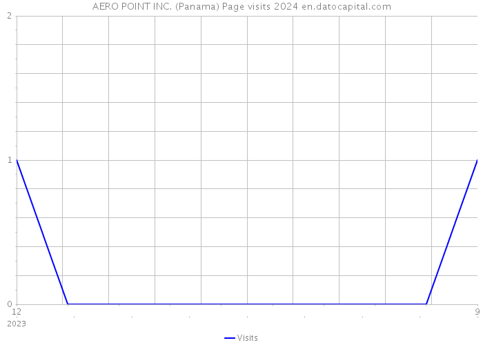 AERO POINT INC. (Panama) Page visits 2024 