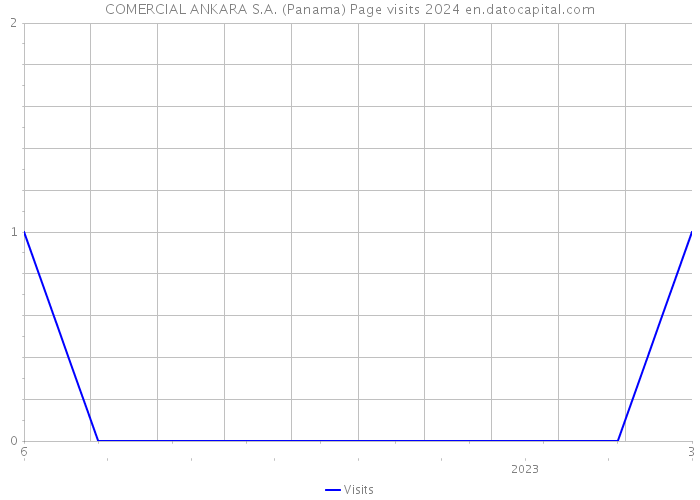 COMERCIAL ANKARA S.A. (Panama) Page visits 2024 